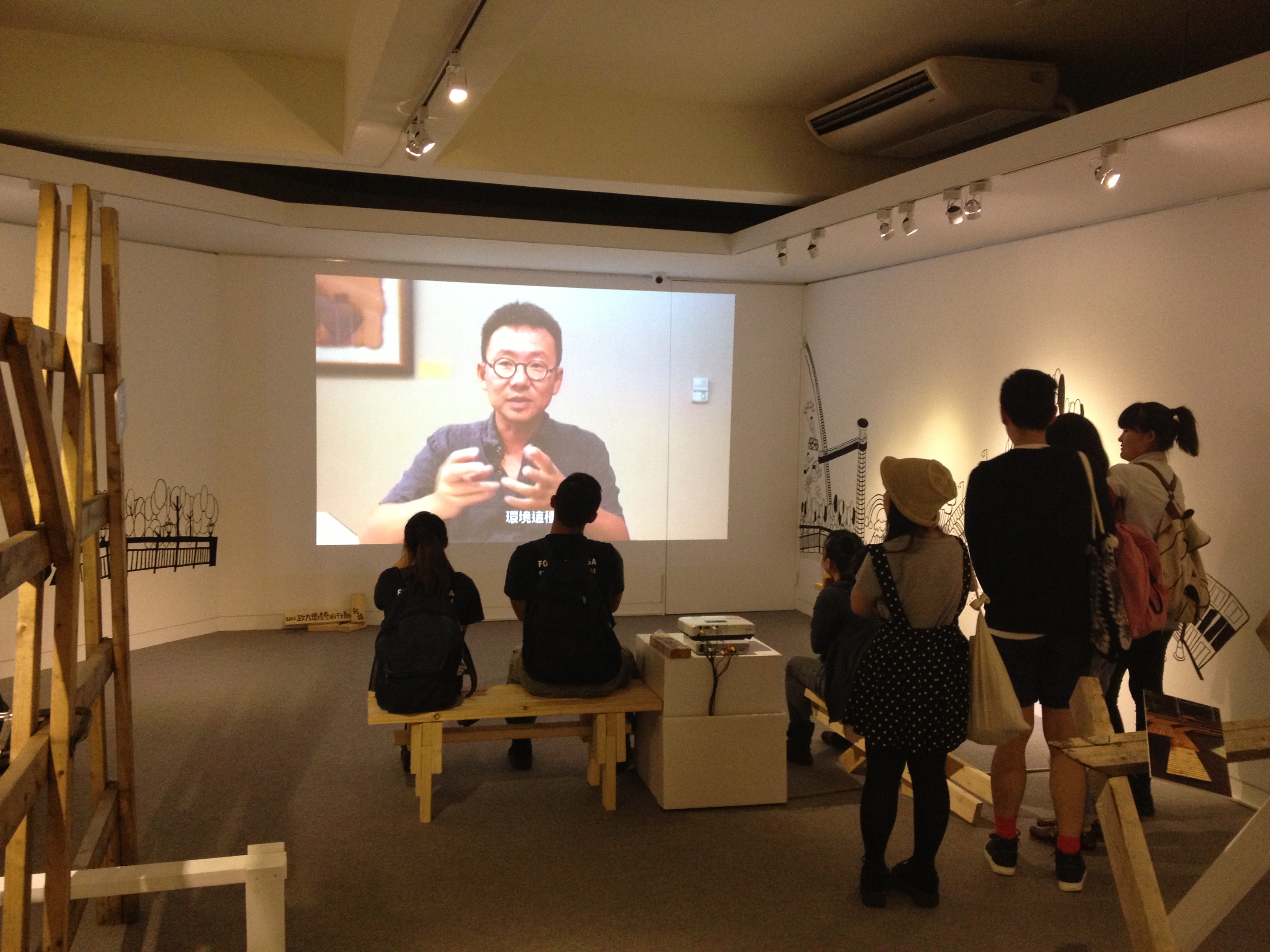 政大環境藝術行動文件展開幕茶會